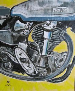 Voir le détail de cette oeuvre: Norton 500 Inter la Moto du Diable